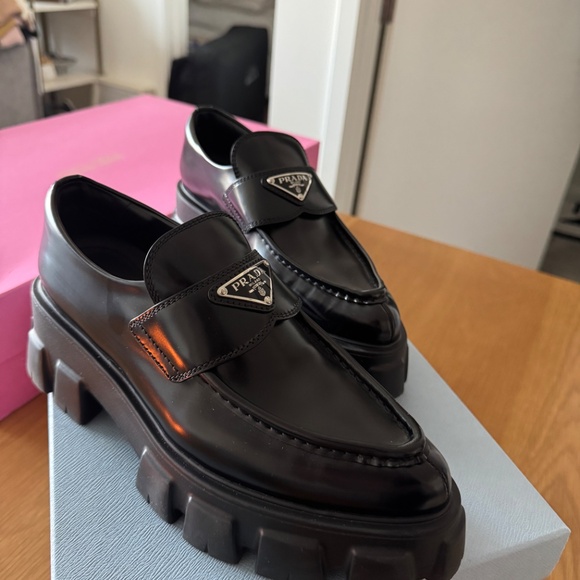 Prada Platform Loafers - Picture 2 of 6